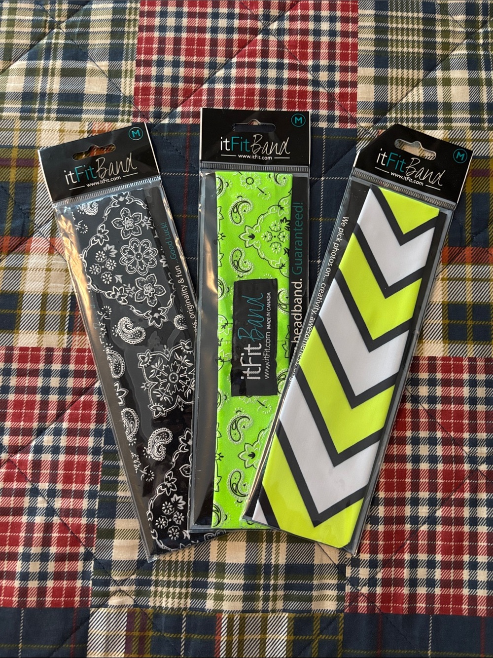 Running headbands - bundle of three - Picture 1 of 4